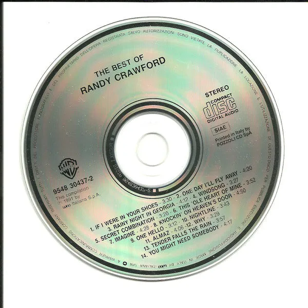 Randy Crawford The Best Of Randy Crawford CD compilation soul