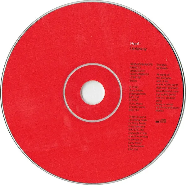 Reef Getaway CD album usato VG alternative rock
