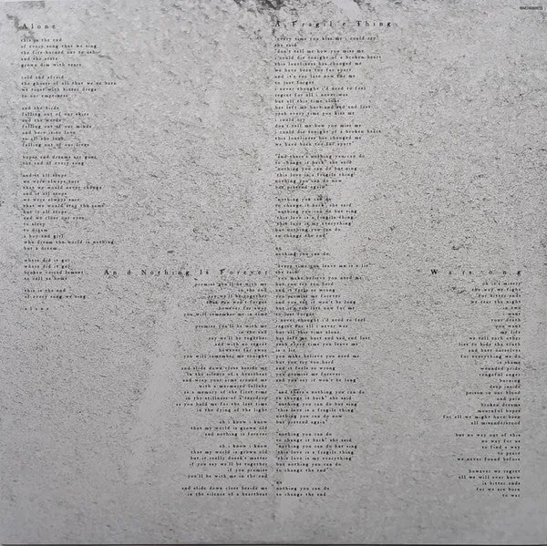 The Cure Songs Of A Lost World LP 180g nero