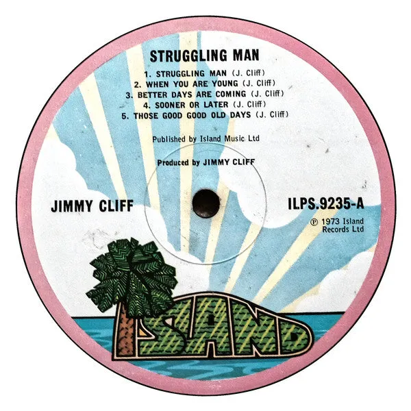 Jimmy Cliff Struggling Man vinile LP 1973 VG+