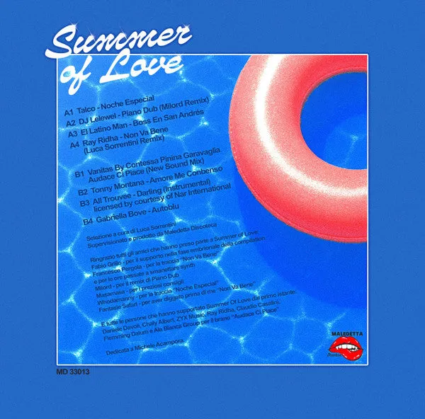 Various Summer Of Love vinile LP compilation italo disco