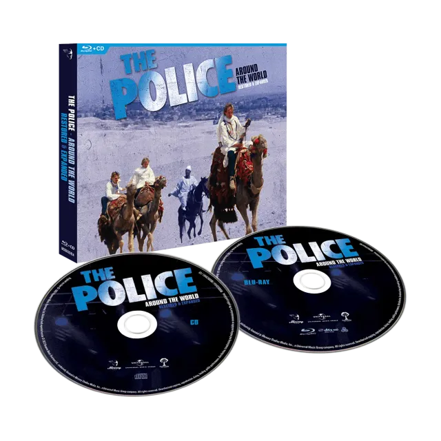 The Police Around The World Blu-ray + CD restaurato