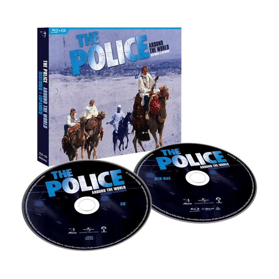 The Police Around The World Blu-ray + CD restaurato