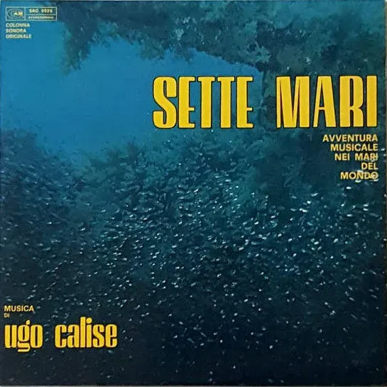 Ugo Calise Sette Mari LP colonna sonora 1969 VG