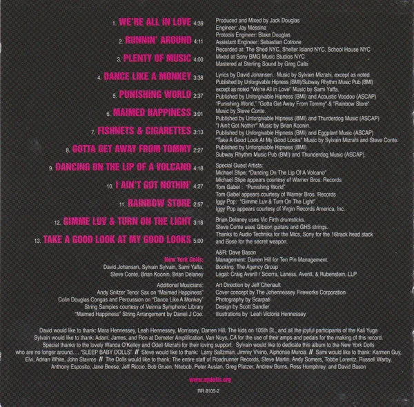 New York Dolls One Day It Will Please CD+DVD glam