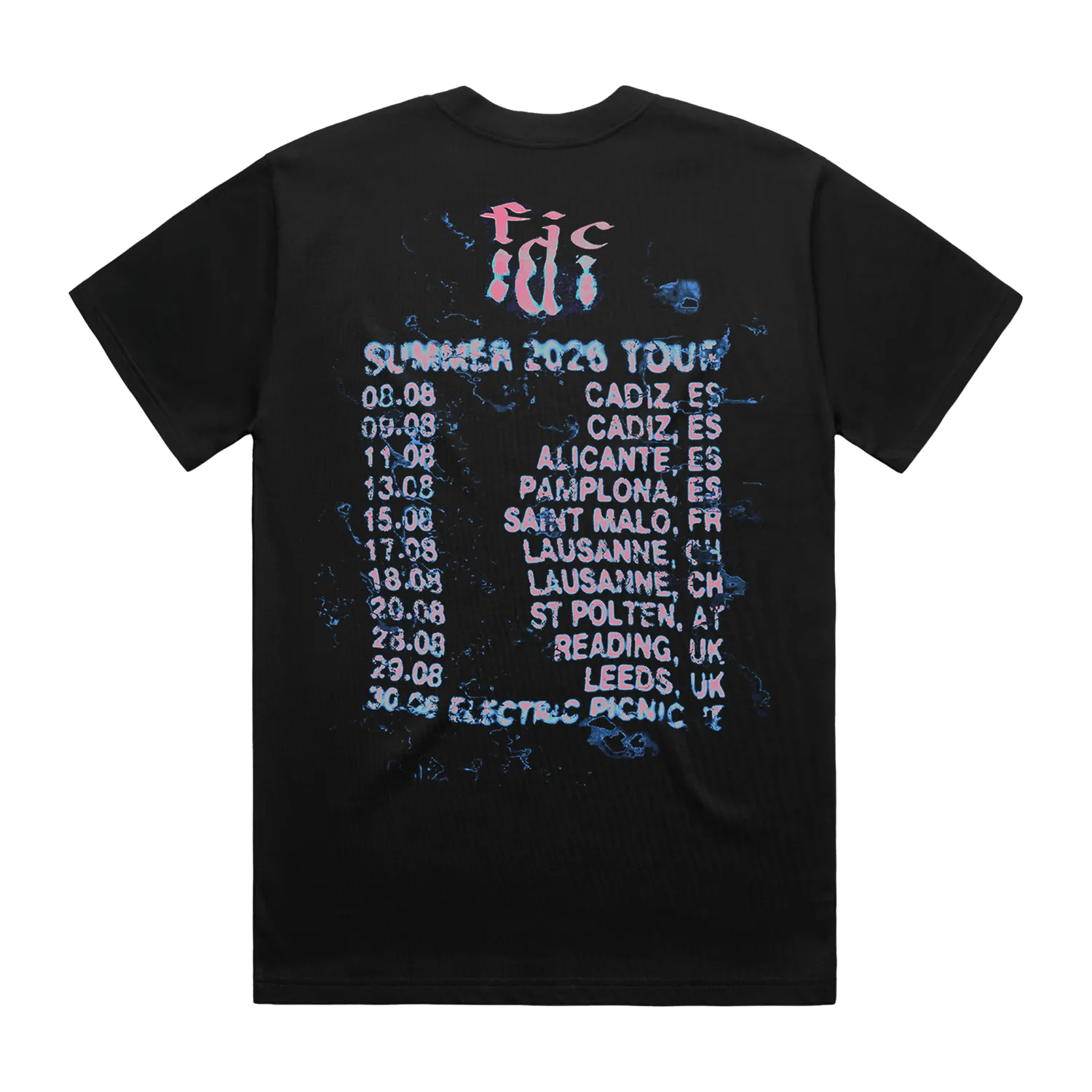 Fontaines D.C. Dopamine Chamber maglietta tour 2026 cotone