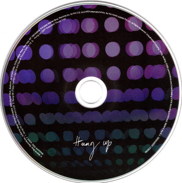 Madonna Hung Up CD maxi singolo remix