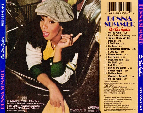 Donna Summer On The Radio CD compilation disco usata