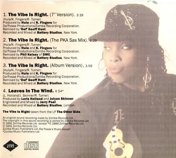 Ruby Turner The Vibe Is Right CD maxi usato NM