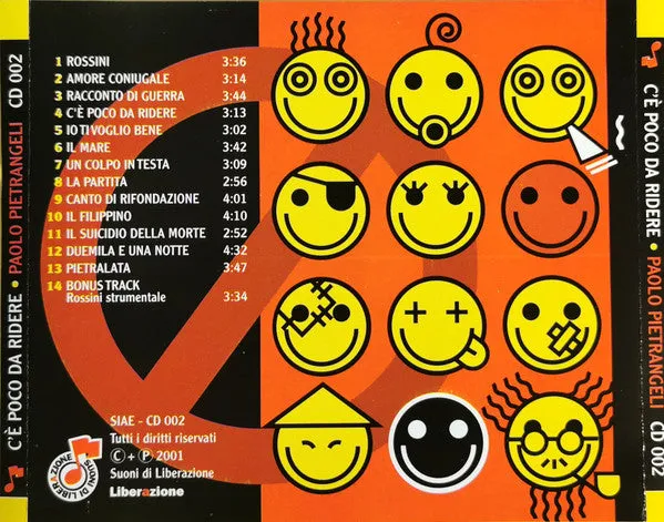 Paolo Pietrangeli C'è Poco da Ridere CD usato VG+