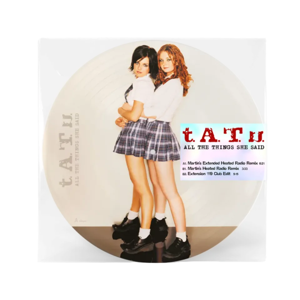 t.A.T.u. All The Things She Said vinile 12 picture disc 45 giri