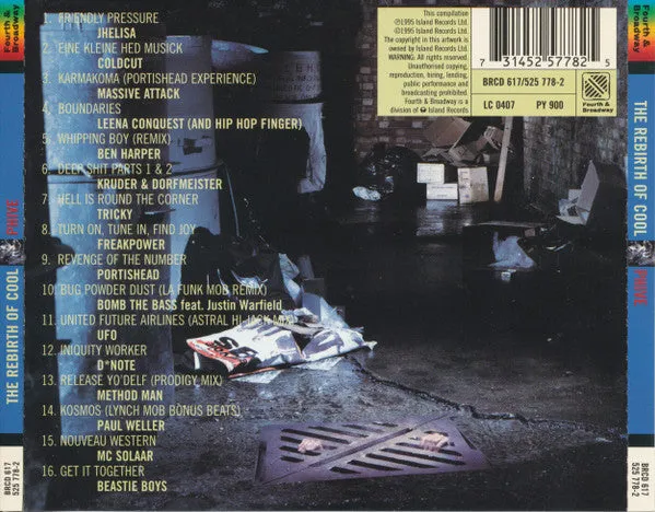 Various Rebirth Of Cool Phive CD compilation trip hop