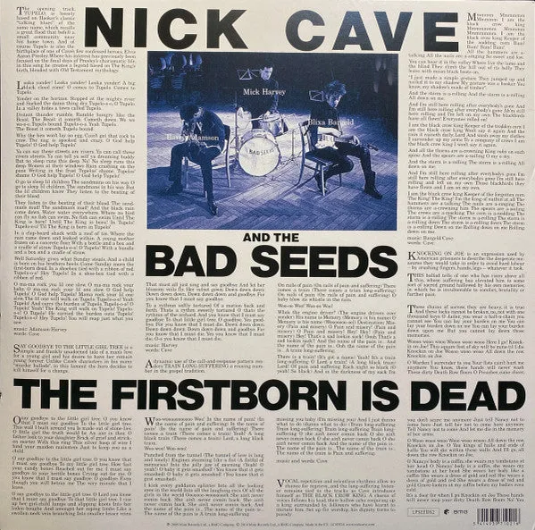 Nick Cave Bad Seeds The Firstborn Is Dead LP ristampa Mint
