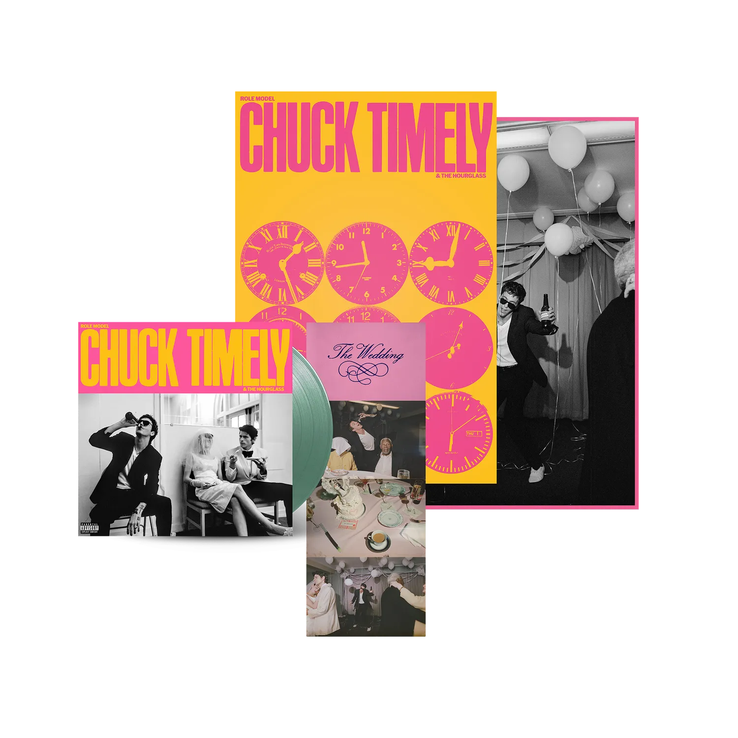Polydor Chuck Timely Hourglass vinile pistacchio LP