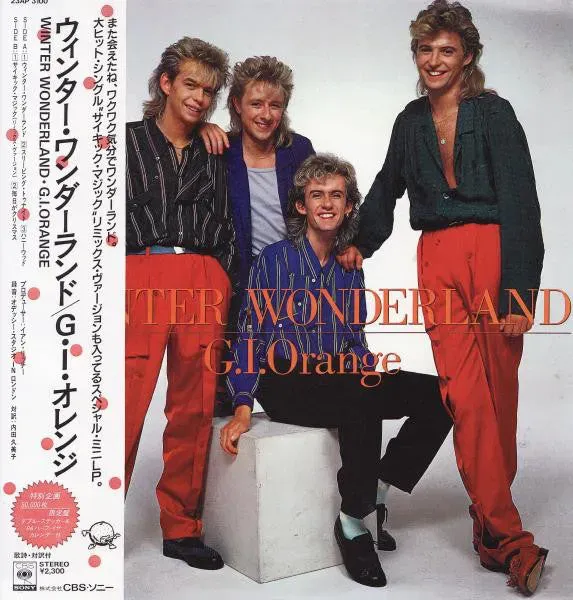 G.I. Orange Winter Wonderland vinile mini LP Japan