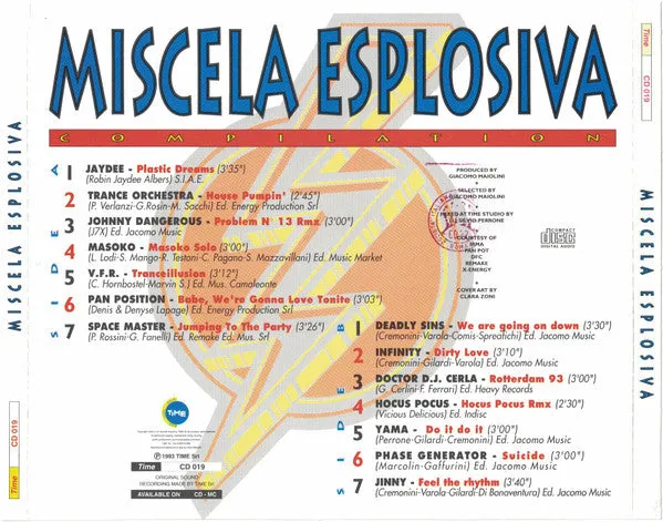 Various Miscela Esplosiva CD mixed compilation usata