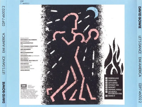 David Bowie Let's Dance CD usato stampa Giappone