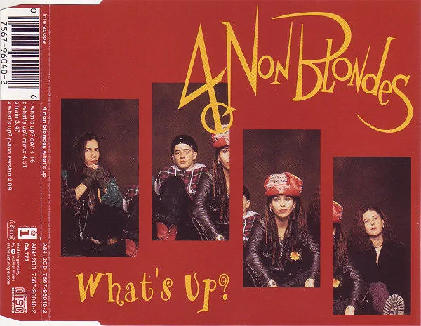 4 Non Blondes What's Up? CD singolo usato VG+