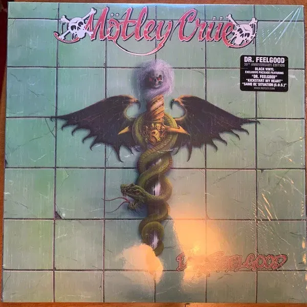 Mötley Crüe Dr. Feelgood LP vinile ristampa anniversary