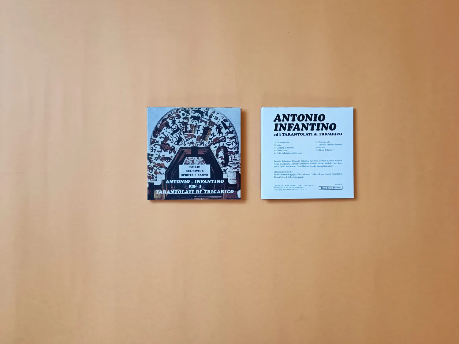 Black Sweat Records Antonio Infantino Follie Del Divino Spirito Santo CD ristampa
