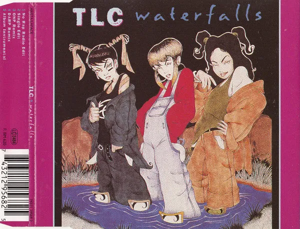 TLC Waterfalls CD singolo 5 brani VG+