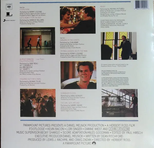 Footloose Colonna Sonora LP vinile ristampa 2016 pop rock