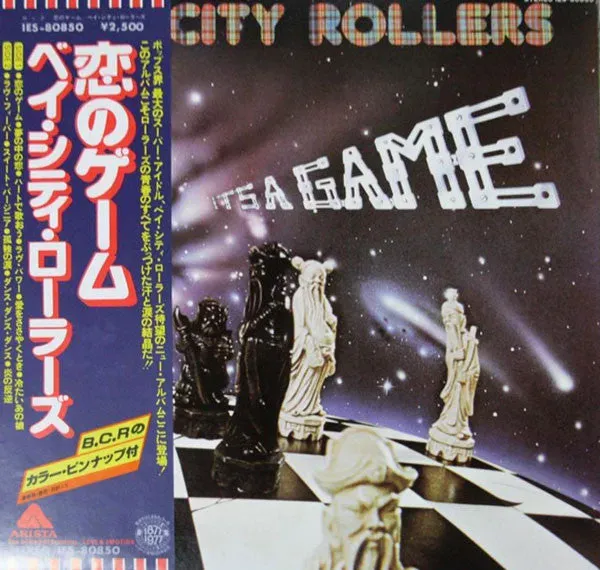Bay City Rollers It's A Game Vinile LP Giappone 1977 Apribile