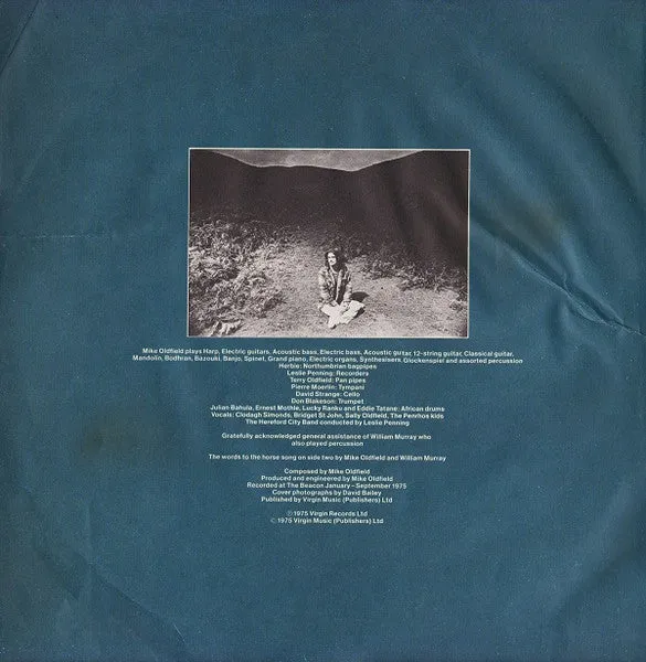 Mike Oldfield Ommadawn LP vinile prog prima stampa