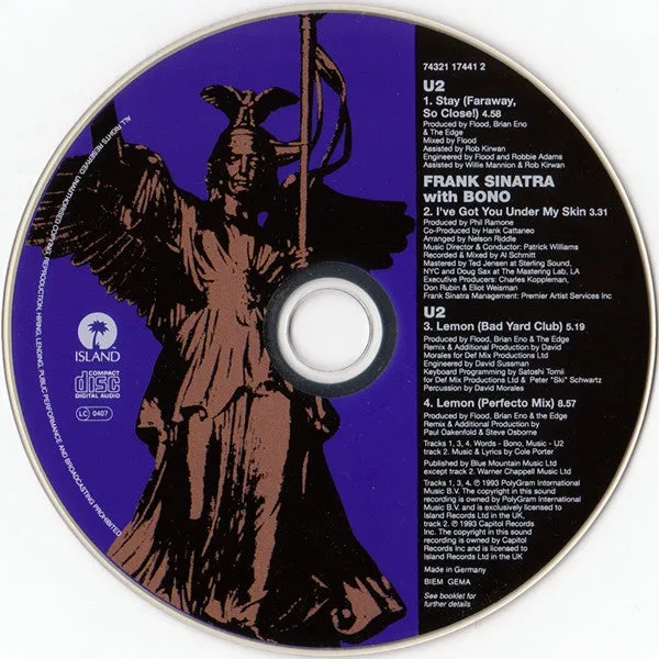 U2 Stay (Faraway, So Close!) CD singolo usato VG+