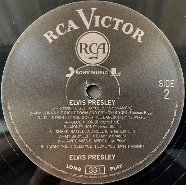 Elvis Presley Elvis Presley LP mono 180g rockabilly