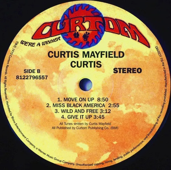 Curtis Mayfield Curtis LP vinile 180g gatefold mint