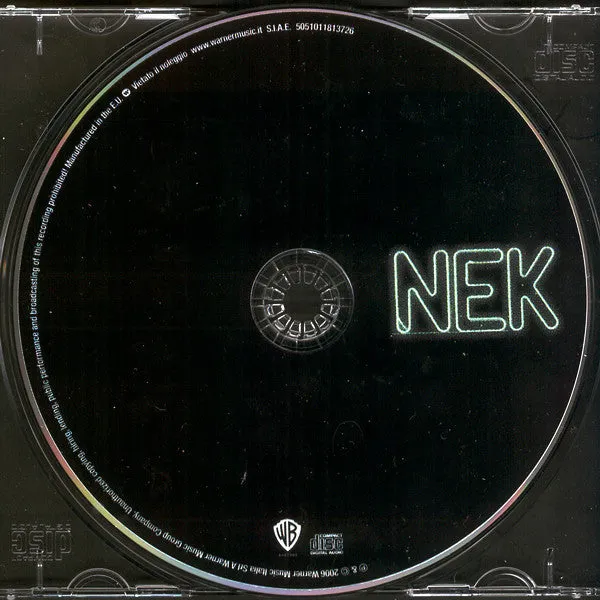 Nek Nella Stanza 26 CD usato pop rock
