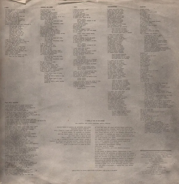 Roberto Vecchioni Ipertensione LP vinile usato 1975