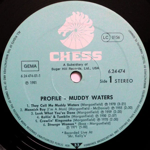 Muddy Waters Profile vinile LP compilation blues