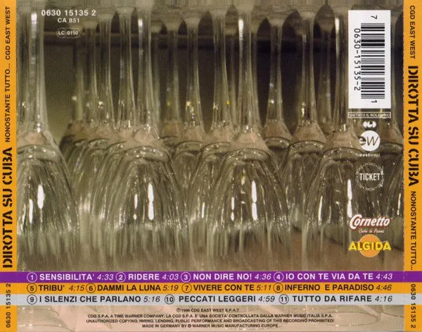 Dirotta Su Cuba Nonostante Tutto CD album 1996