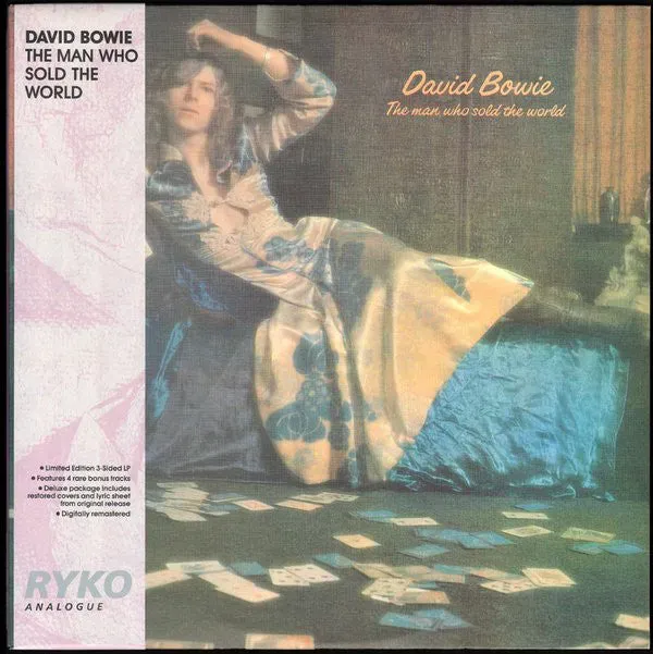 David Bowie The Man Who Sold The World vinile LP clear 1990