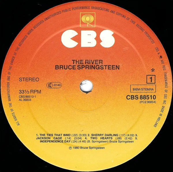 Bruce Springsteen The River Doppio Vinile 2xLP Holland 1980