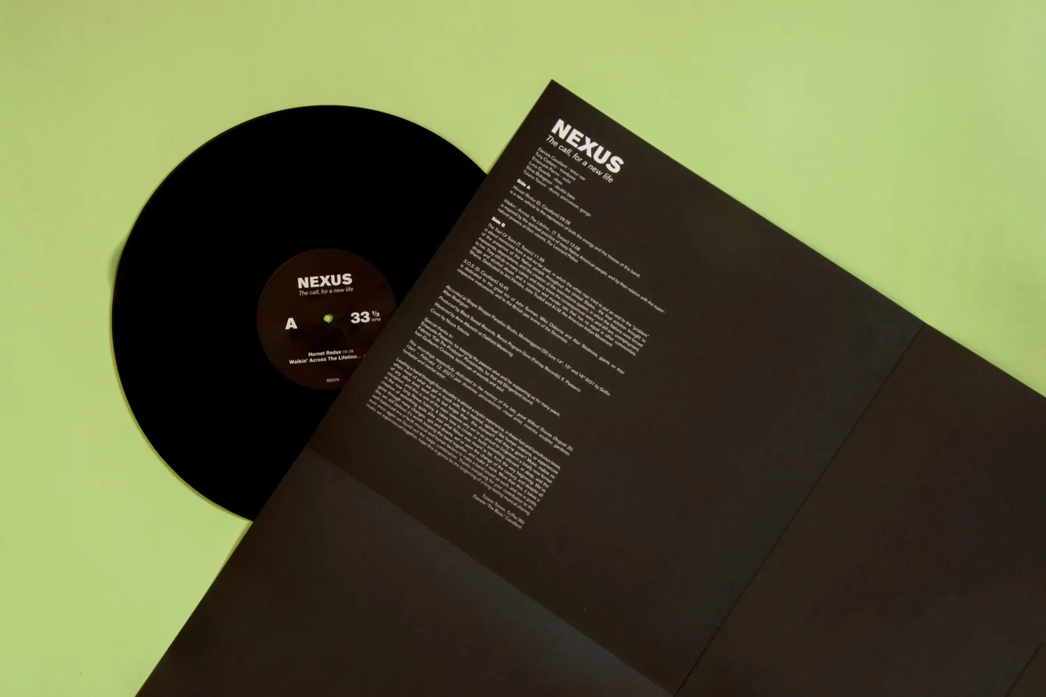 Black Sweat Nexus The Call For A New Life vinile LP jazz