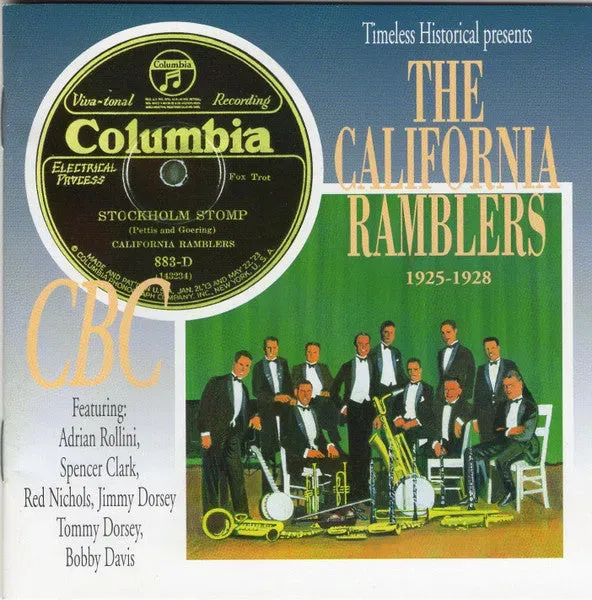 California Ramblers 1925-1928 CD compilation jazz