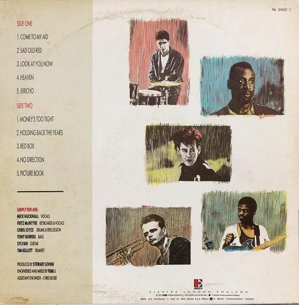 Simply Red Picture Book LP vinile 1985 soul