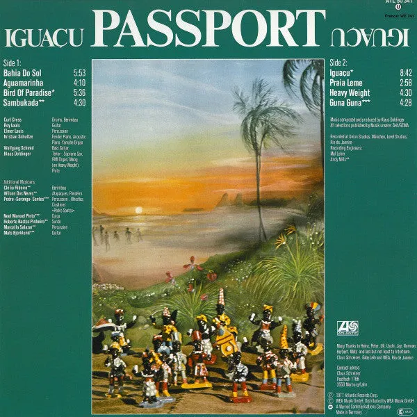 Passport Iguacu LP ristampa vinile usato NM jazz funk