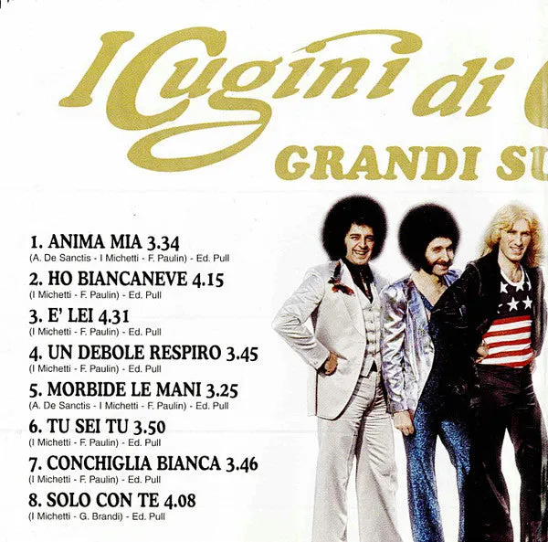 I Cugini Di Campagna Grandi Successi CD compilation vocal