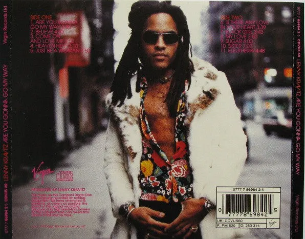 Lenny Kravitz Are You Gonna Go My Way CD usato NM olandese