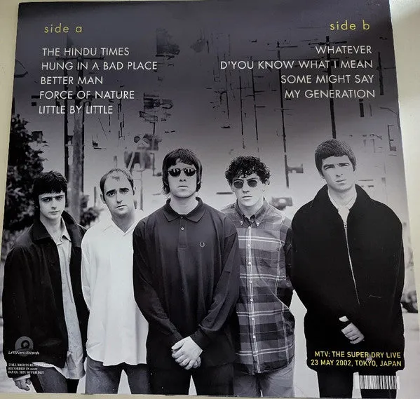Oasis The Super Dry vinile LP live Tokyo 2002