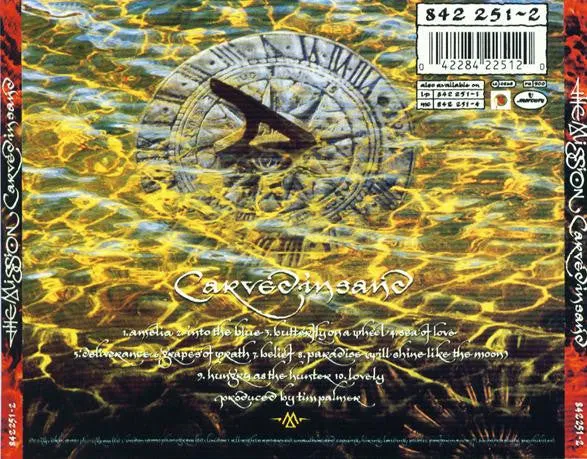 The Mission Carved In Sand CD album NM