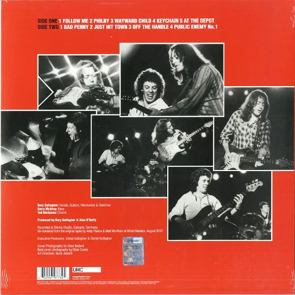Rory Gallagher Top Priority LP 180g rimasterizzato