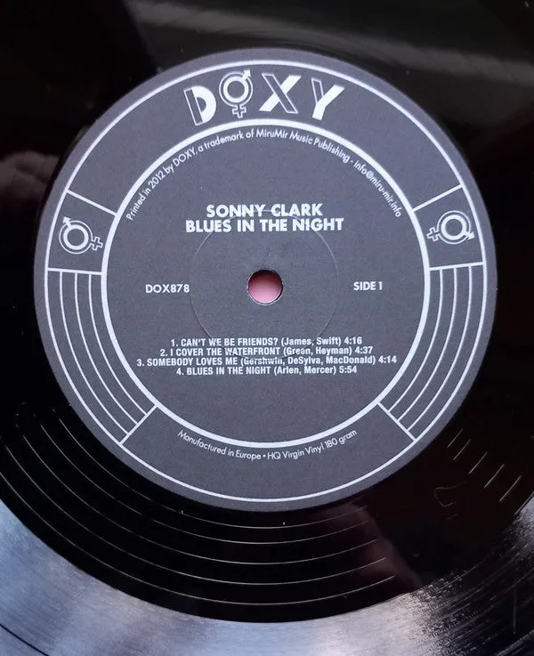 Sonny Clark Blues In The Night LP ristampa jazz mint