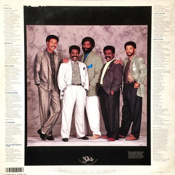 The Whispers Just Gets Better With Time vinile LP Giappone funk