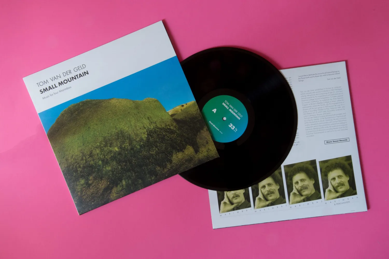 Black Sweat Tom Van Der Geld Small Mountain vinile LP minimal