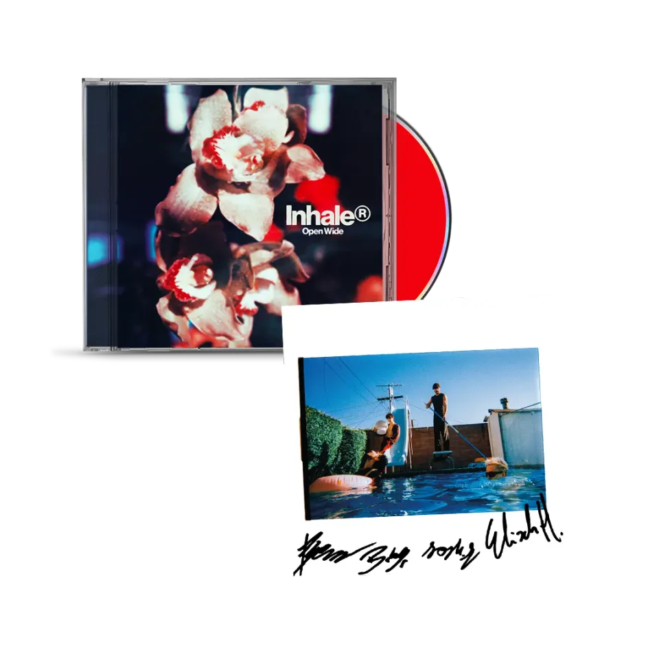 Inhaler Open Wide CD + Art Card firmata bundle